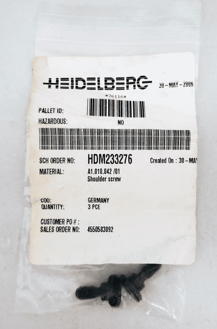 A1.010.042/01 SHOULDER SCREW HEIDELBERG
