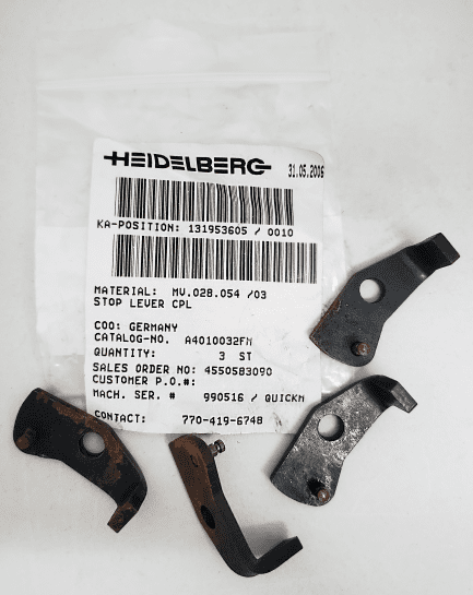 mv.028.054/03 Heidelberg stop level cpl