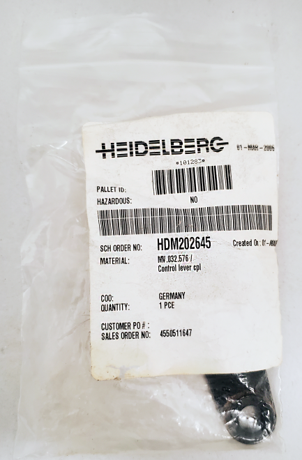 mv.032.576 Heidelberg control level cpl