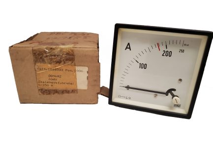 PART: DQ96RS Analog  Panel Ammeter 0- 250 A  DC