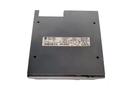ALLEN BRADLEY 7 SLOT RACK 1746-A7 B  WITH SLC 500 POWER SUPPLY 1746-P1 SERIAL  A