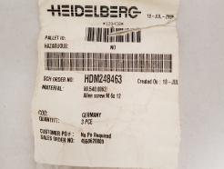 00.540.0062 allen screw m6x12